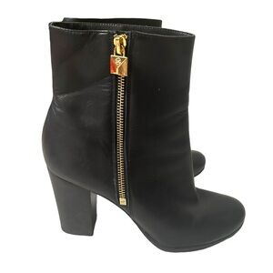 Micheal Kors Frenchie Boot with Gold Lock Hardware